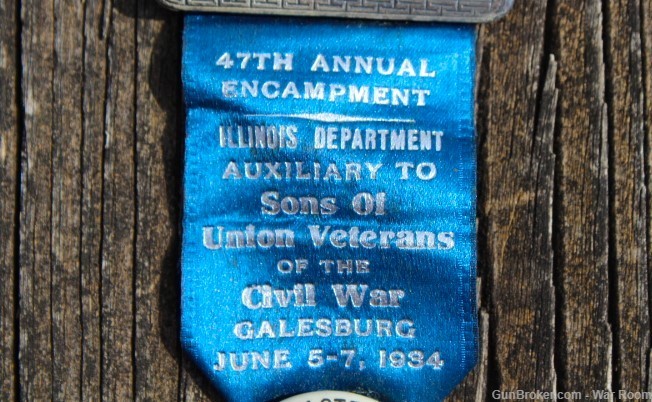 Illinois Dept. Auxiliary to Sons of Union Veterans of the Civil War Badge-img-2