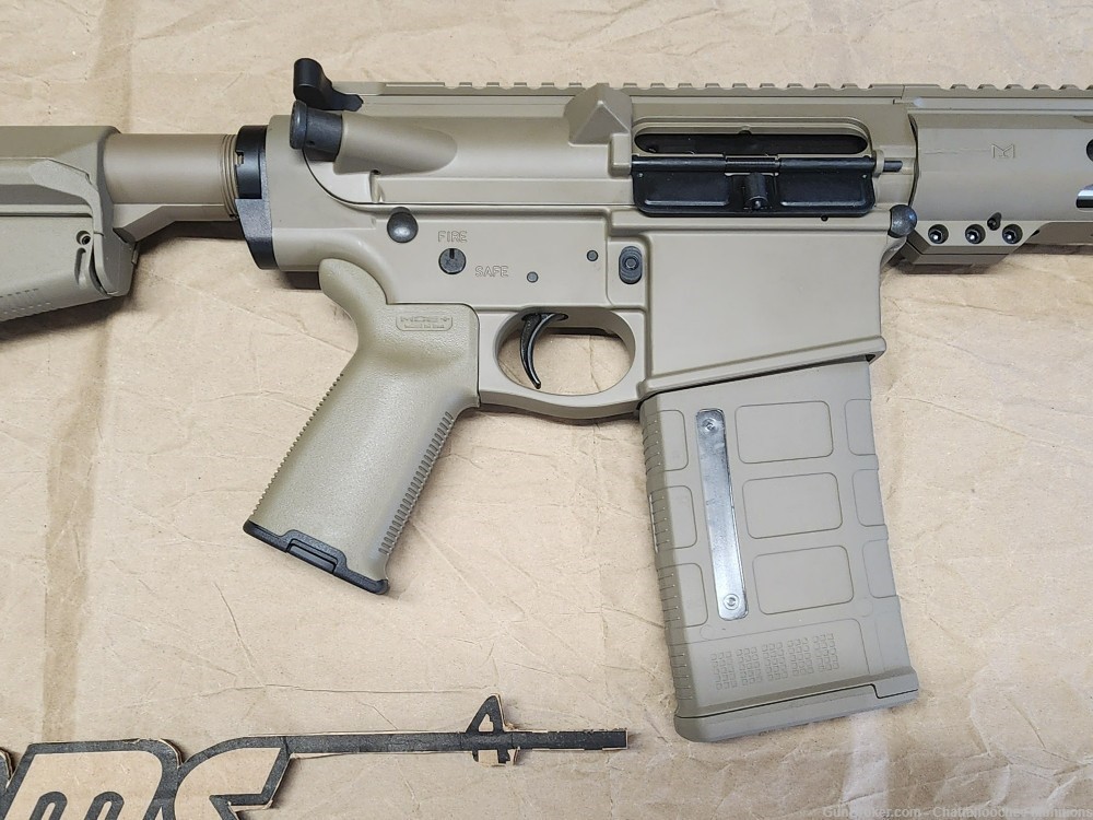 DPMS Panther Arms DR10 308 Win AR10 18" Rifle FDE with Adjustable Gas Block-img-4