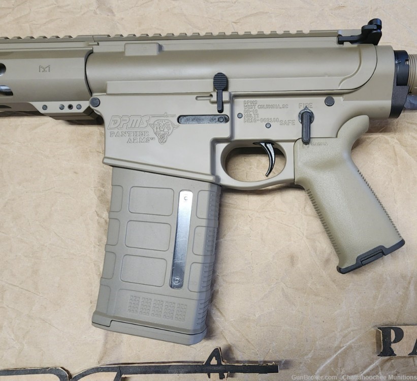 DPMS Panther Arms DR10 308 Win AR10 18" Rifle FDE with Adjustable Gas Block-img-5