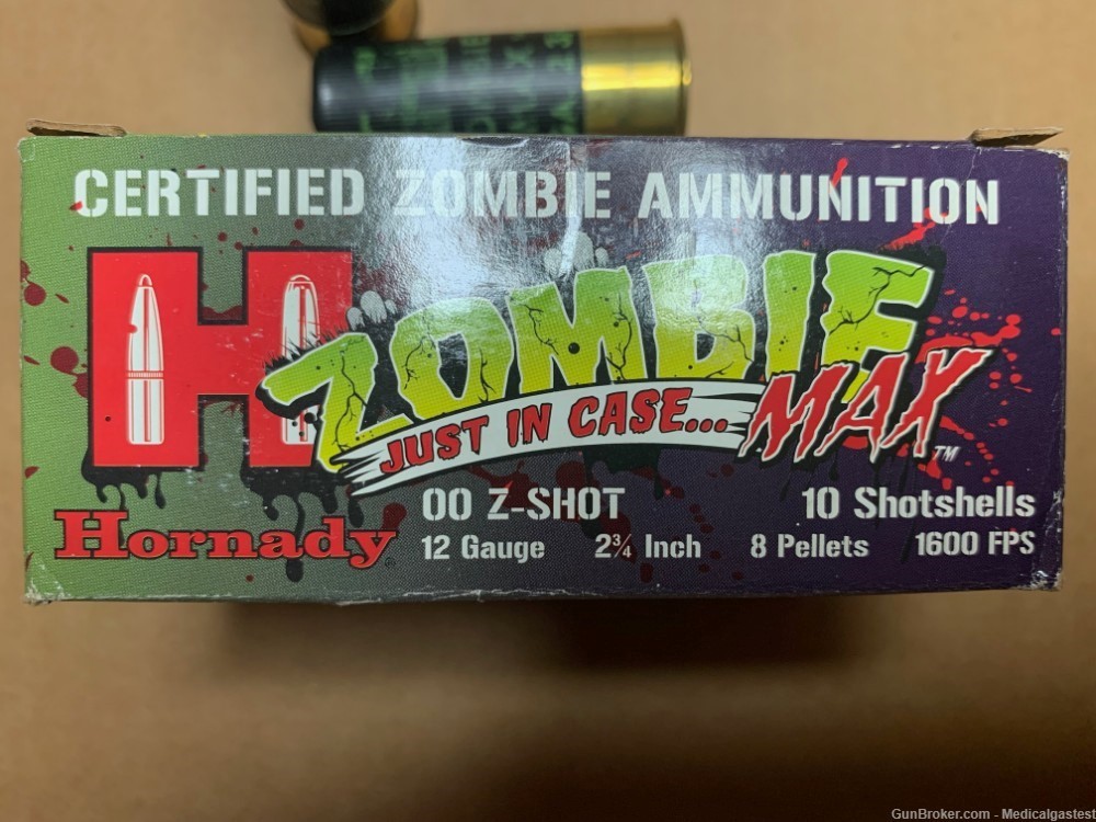  Hornady Zombie Max Ammunition ZombieMax 12 Gauge 00 Buck Z Shot-img-3