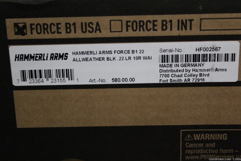 Walther Hammerli Force B1 .22lr NEW! Free Layaway!-img-1