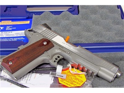 NEW Colt 1911 Rail Gun SS 45 ACP O1070RG NO CC FEE