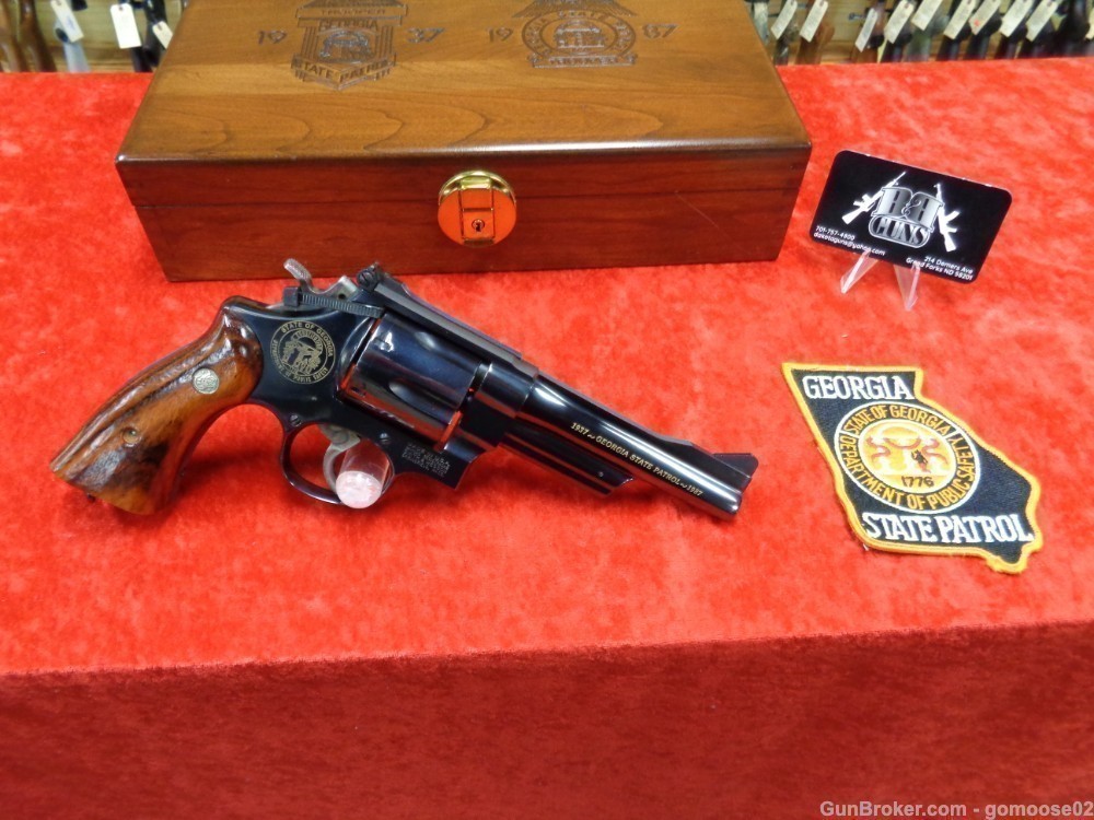 S&W Model 26 45 Colt Georgia State Patrol 1988 Limited Edition Case I TRADE-img-3