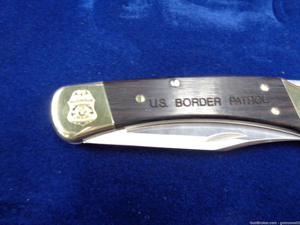 S&W Model 686 357 Magnum US Border Patrol Knife Display Case Badge WE TRADE-img-10
