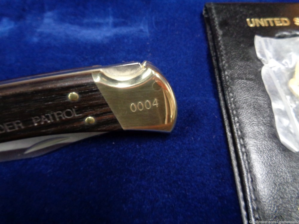 S&W Model 686 357 Magnum US Border Patrol Knife Display Case Badge WE TRADE-img-9