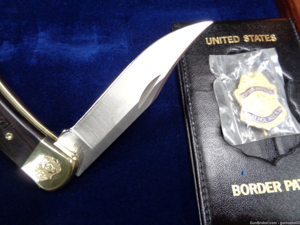 S&W Model 686 357 Magnum US Border Patrol Knife Display Case Badge WE TRADE-img-11