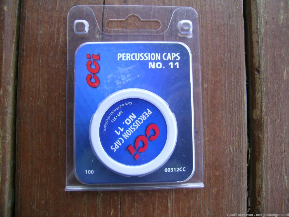 CCI #11 Percussion Caps Muzzle Loading (1) Tin of 100 -img-0