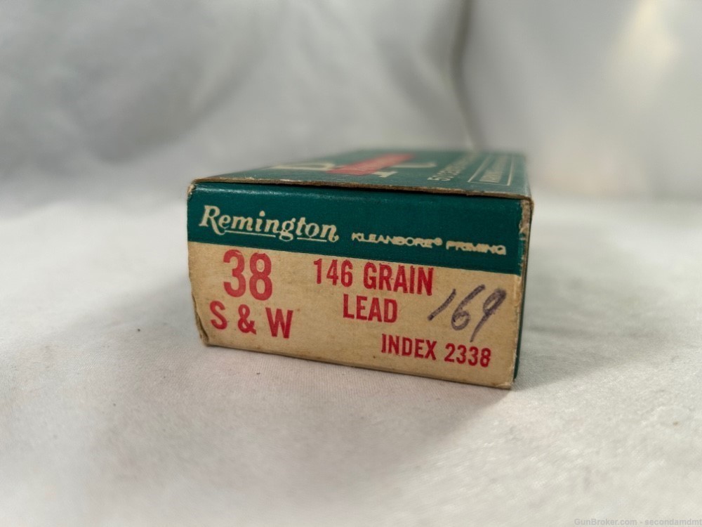 38 S&W Ammo 50rds Remington 146 Grain Lead 2338 Ammunition-img-3