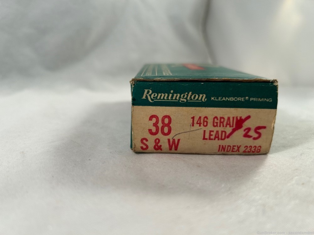 38 S&W Ammo 50rds Remington 146 Grain Lead 2338 Ammunition-img-5