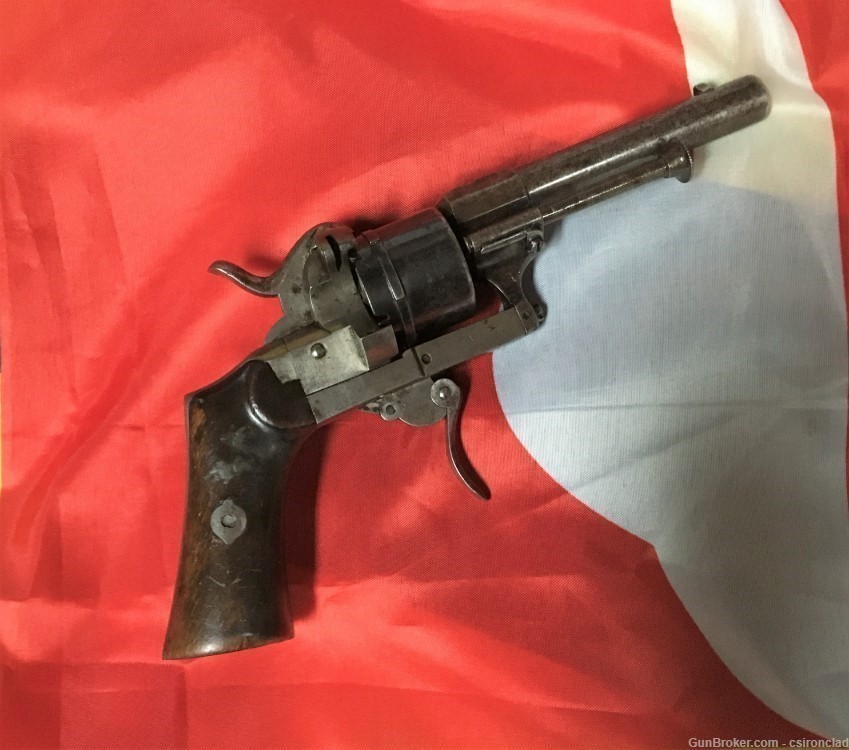 E. LEFAUCHEUX Brevete Revolver, 7mm pinfire-img-13