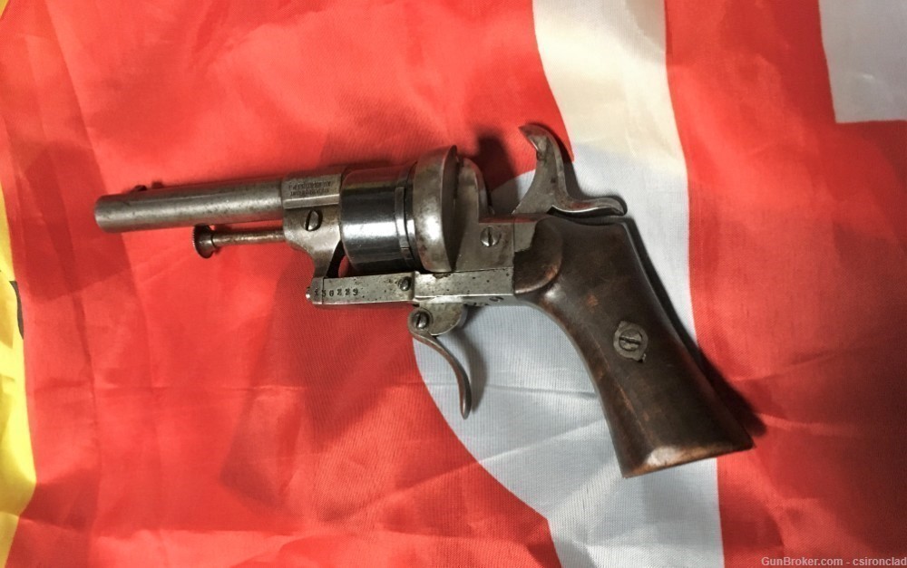 E. LEFAUCHEUX Brevete Revolver, 7mm pinfire-img-12