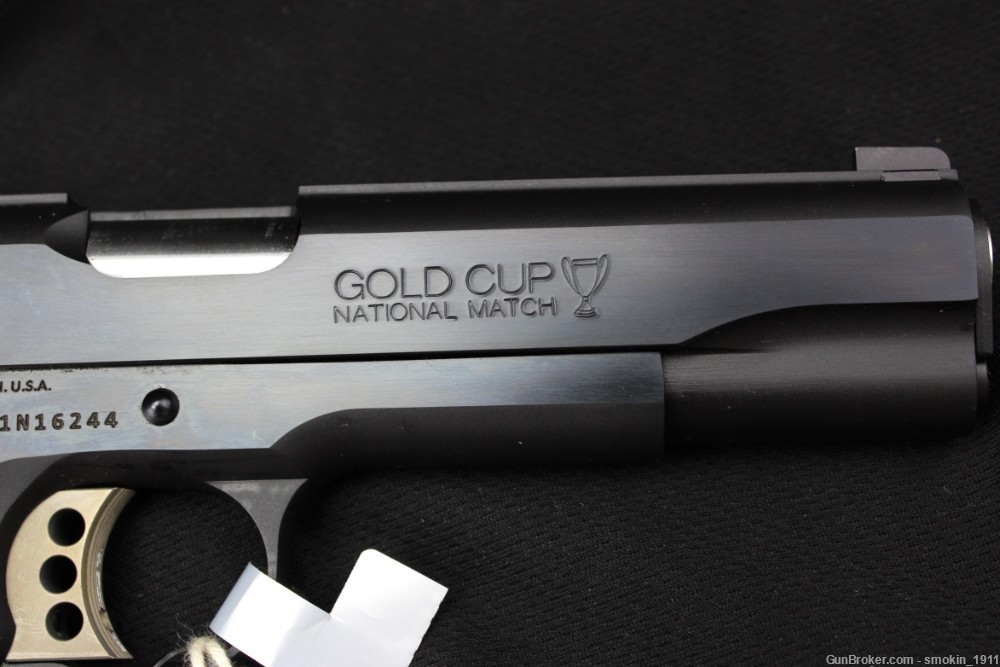 Colt National Match Gold Cup Series 70 45ACP 5" Barrel Blue Finish; NEW-img-4