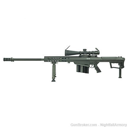 Barrett M107A1 .50BMG 29" Military Contract Overrun .50 19600 Rifle & QDL !-img-1