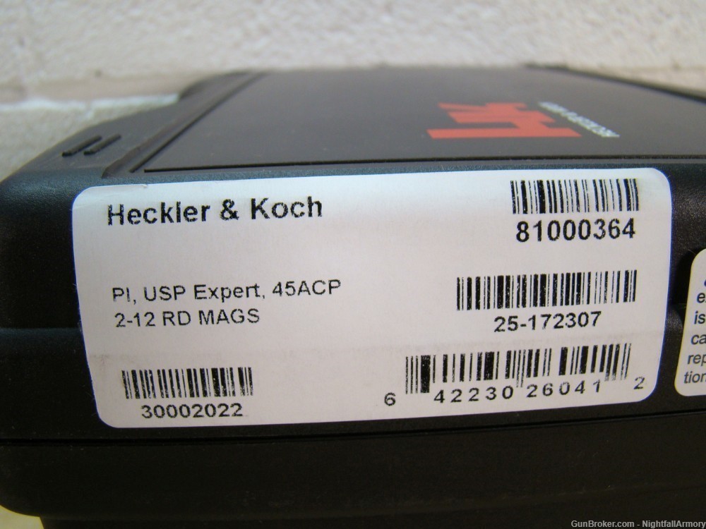 Pair of H&K USP45 Expert Pistols HK USP 45 12rd .45ACP 81000364 consec #'s-img-5