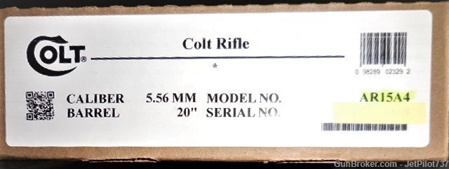 Colt AR-15 A4, NIB, NR!-img-3