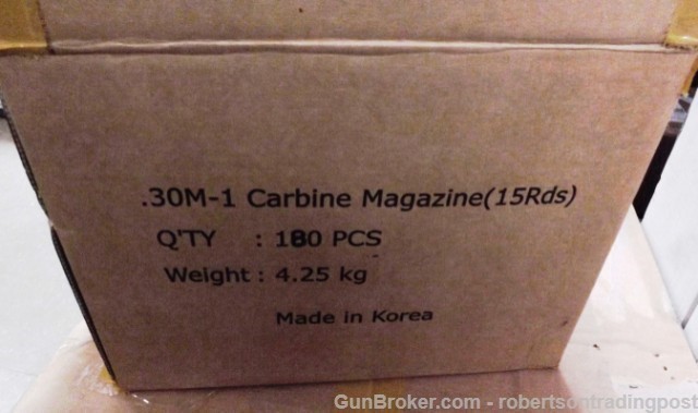 3 M1 .30 Carbine 15 Round Magazines KCI $19.90 ea new Blue Steel Free Ship-img-9