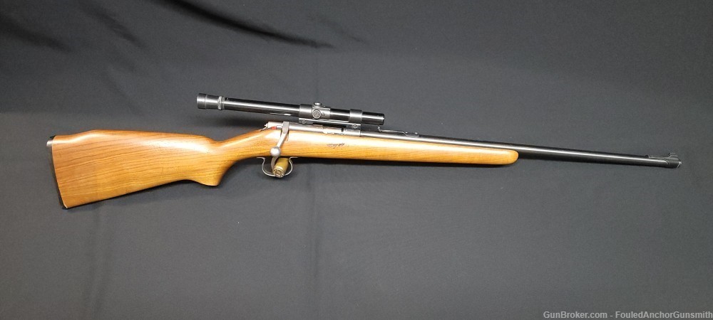 Colt Colteer 1-22 Bolt Action Rifle - 22 Mag - Scope - Mfg 1957-1966-img-0