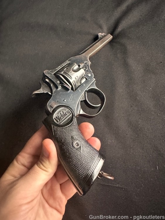 Singapore Police Marked Webley Mark IV Double Action Revolver .38sw-img-6