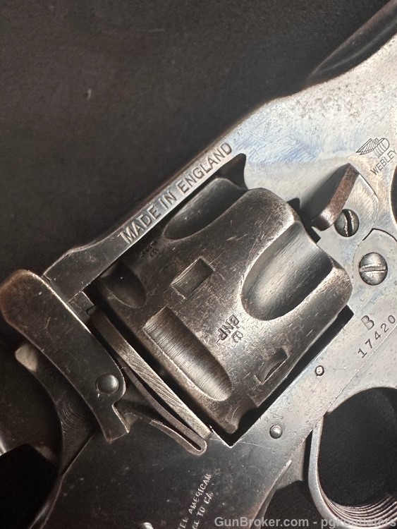 Singapore Police Marked Webley Mark IV Double Action Revolver .38sw-img-17