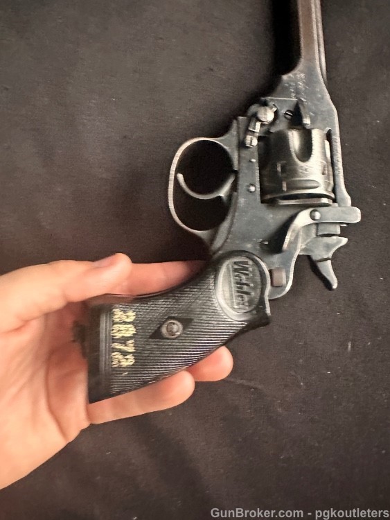 Singapore Police Marked Webley Mark IV Double Action Revolver .38sw-img-26