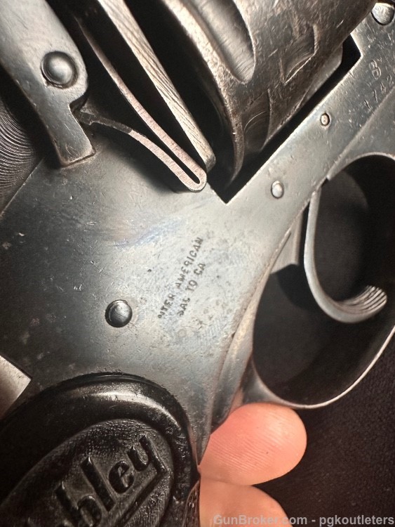 Singapore Police Marked Webley Mark IV Double Action Revolver .38sw-img-19