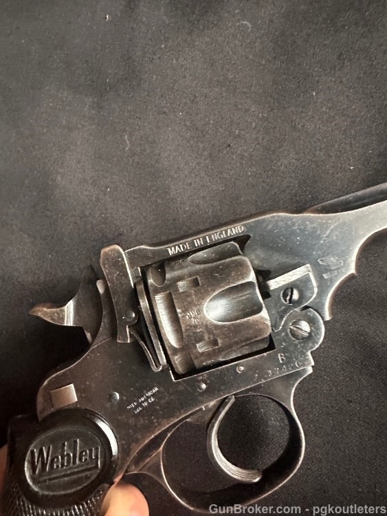 Singapore Police Marked Webley Mark IV Double Action Revolver .38sw-img-4