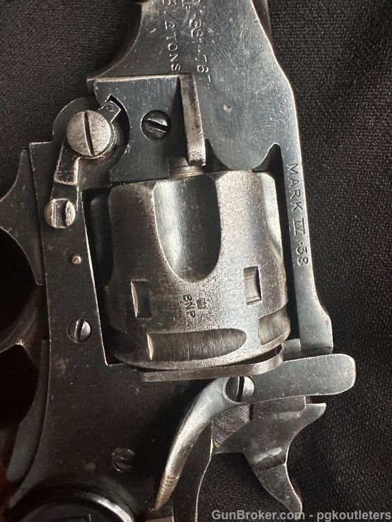 Singapore Police Marked Webley Mark IV Double Action Revolver .38sw-img-28