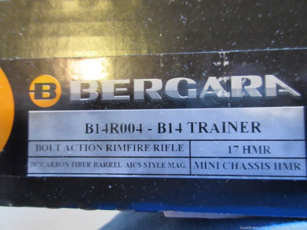 Bergara B-14R .17HMR HMR TRAINER 18" Threaded CARBON FIBER BARREL-img-8