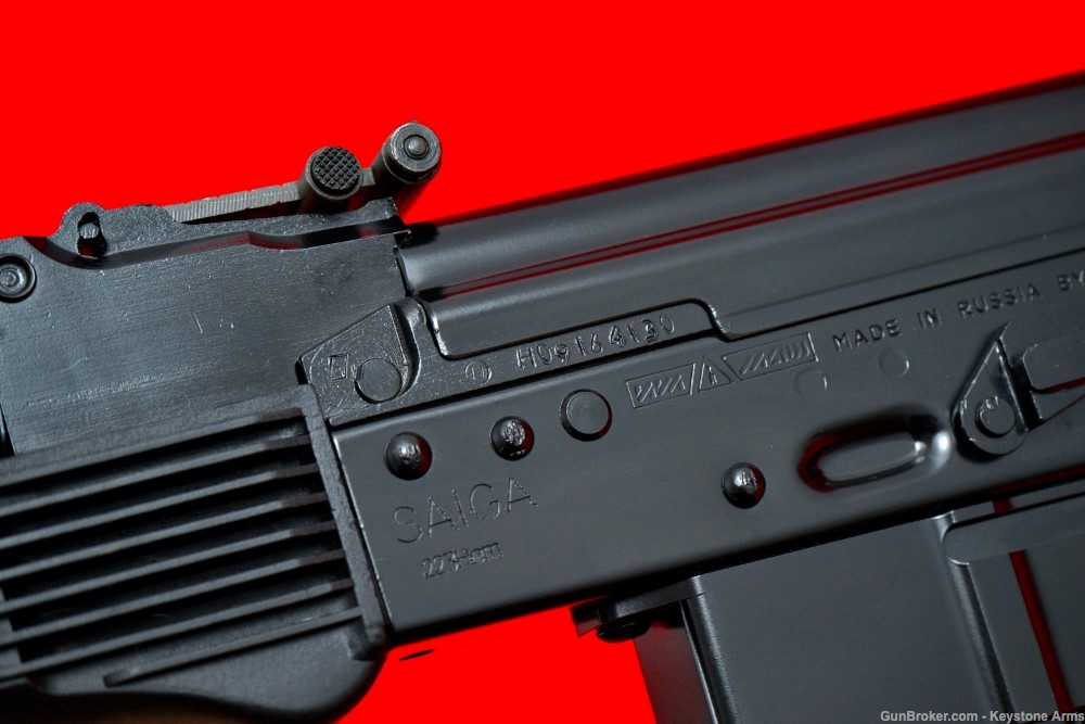 Desired Russian Izmash Saiga 5.56 AK47 w/ Shaffer AR MAG Adapter As New-img-14