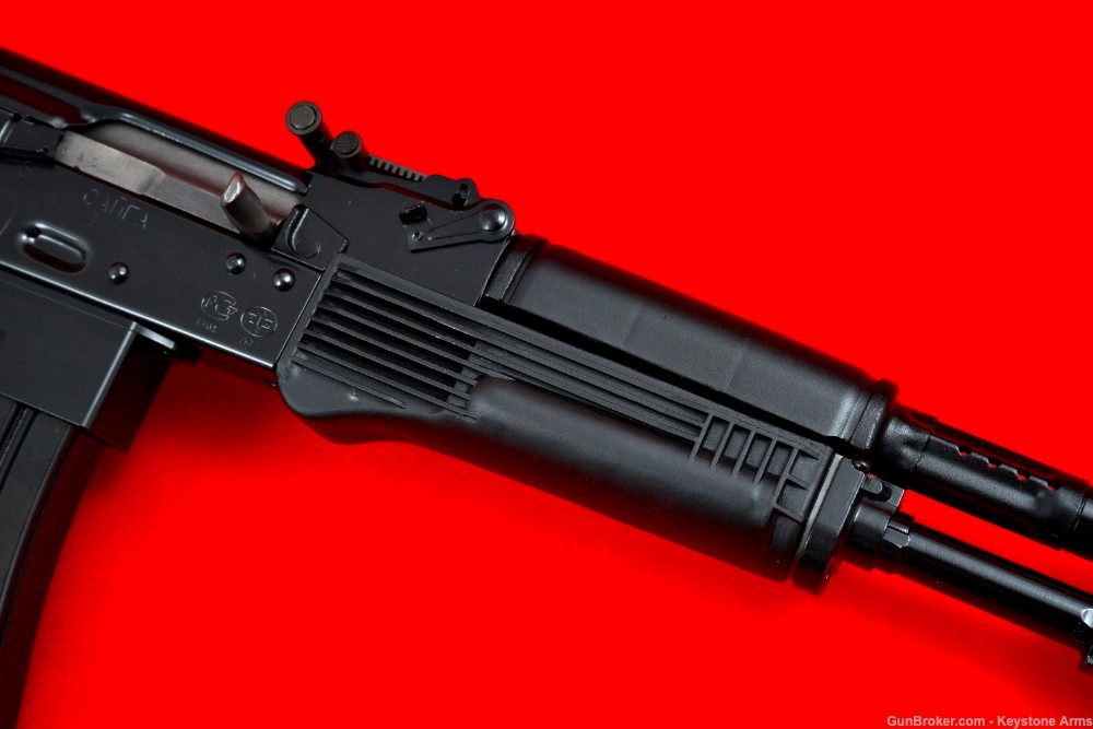 Desired Russian Izmash Saiga 5.56 AK47 w/ Shaffer AR MAG Adapter As New-img-4