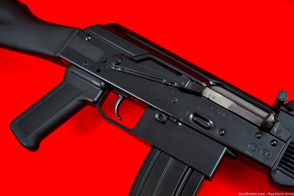 Desired Russian Izmash Saiga 5.56 AK47 w/ Shaffer AR MAG Adapter As New-img-5
