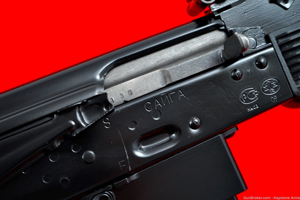 Desired Russian Izmash Saiga 5.56 AK47 w/ Shaffer AR MAG Adapter As New-img-15