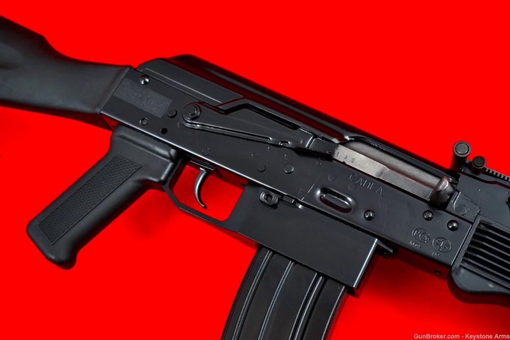 Desired Russian Izmash Saiga 5.56 AK47 w/ Shaffer AR MAG Adapter As New-img-2