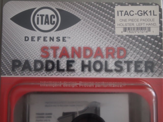 ITAC STANDARD PADDLE HOLSTER LEFT HANDED GLOCK-img-1