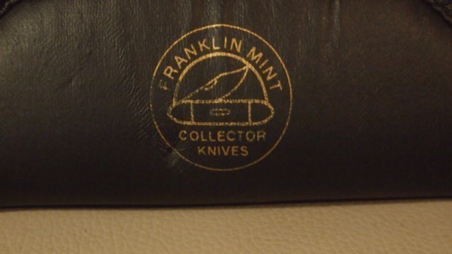 FRANKLIN MINT COLLECTOR KNIVES CASE-img-1