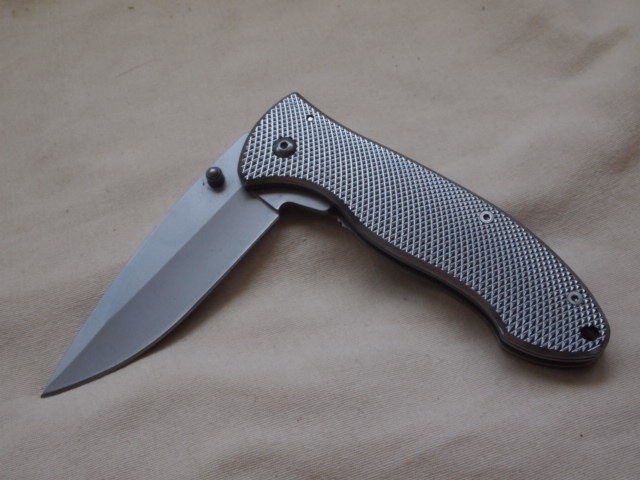 TAC FORCE SPEEDSTER ASSISTED OPENING KNIFE SILVER-img-1
