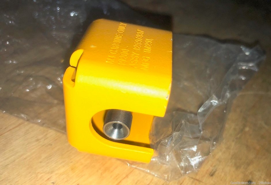 AR-15, M4, M4a1 Yellow BFA Blank Firing Adapter Checkmate Industries-img-7