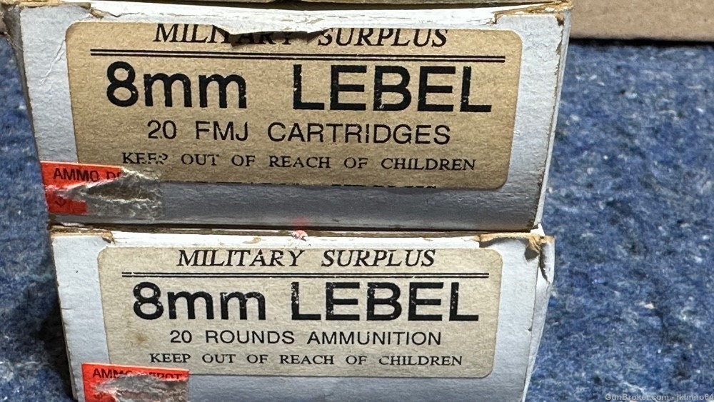 40 rounds of 8mm Lebel military surplus ammo-img-0