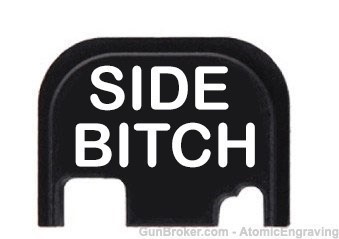 SIDE BITCH Slide Rear Cover Back Plate Fit Glock Gen 1 2 3 4-img-0