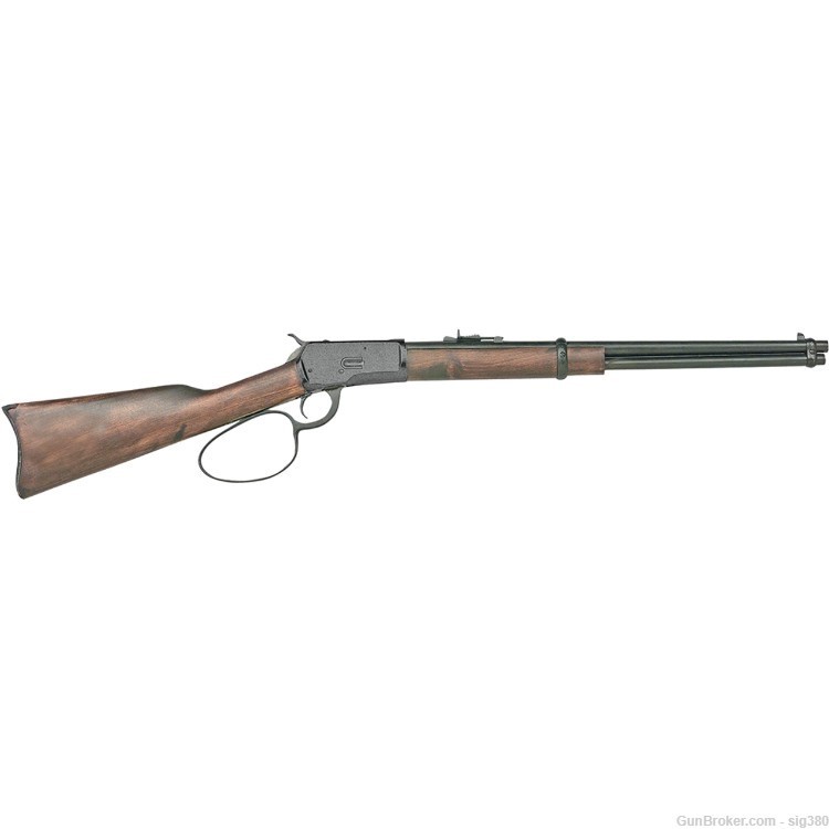 WINCHESTER 1892 LOOPED LEVER BLUED CARBINE Non-Firing Replica -img-0