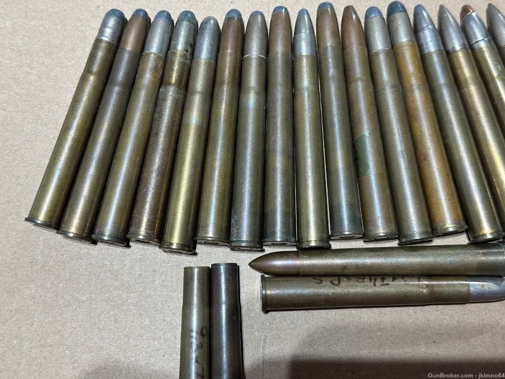 21 rounds early DWM Norma RWS other 9.3x74R ammo + 2 fired brass cases-img-3