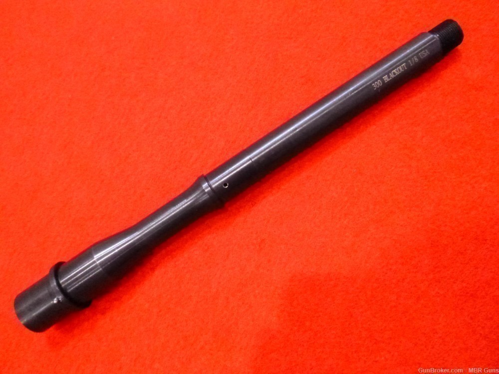 AR 15 .300 Blackout 10.5" Barrel Melonite Pistol Length Gas 1:8-img-0