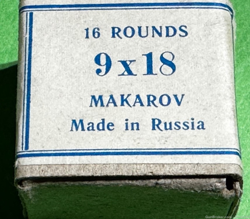 16 rounds of Russian 9mm Makarov pistol ammo-img-0