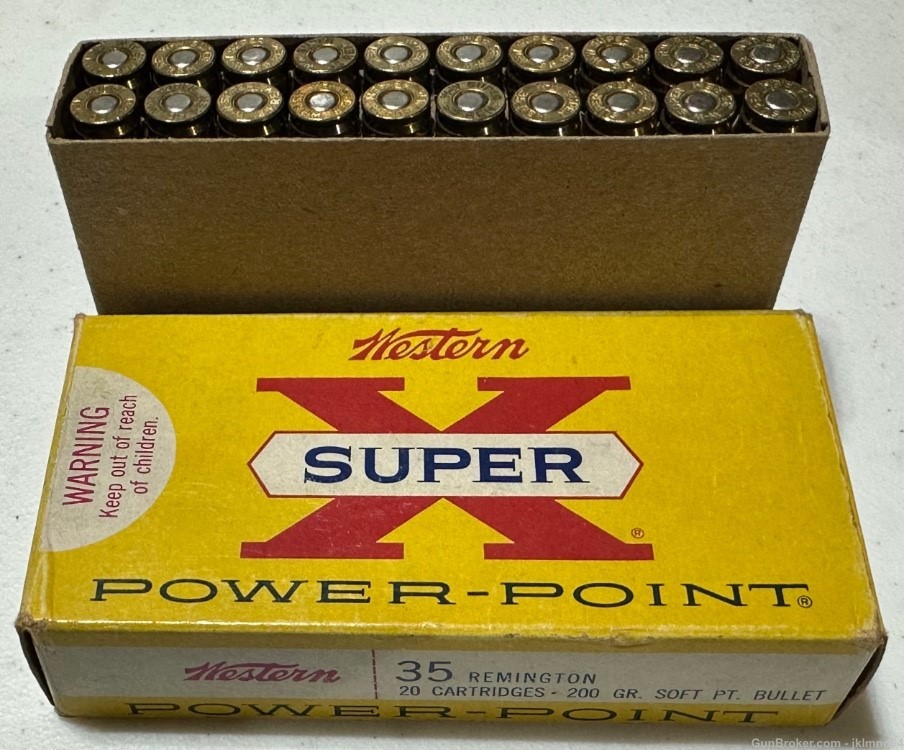 20 rounds of Western Super-X 35 Rem Remington 200 grain Soft Point ammo-img-1