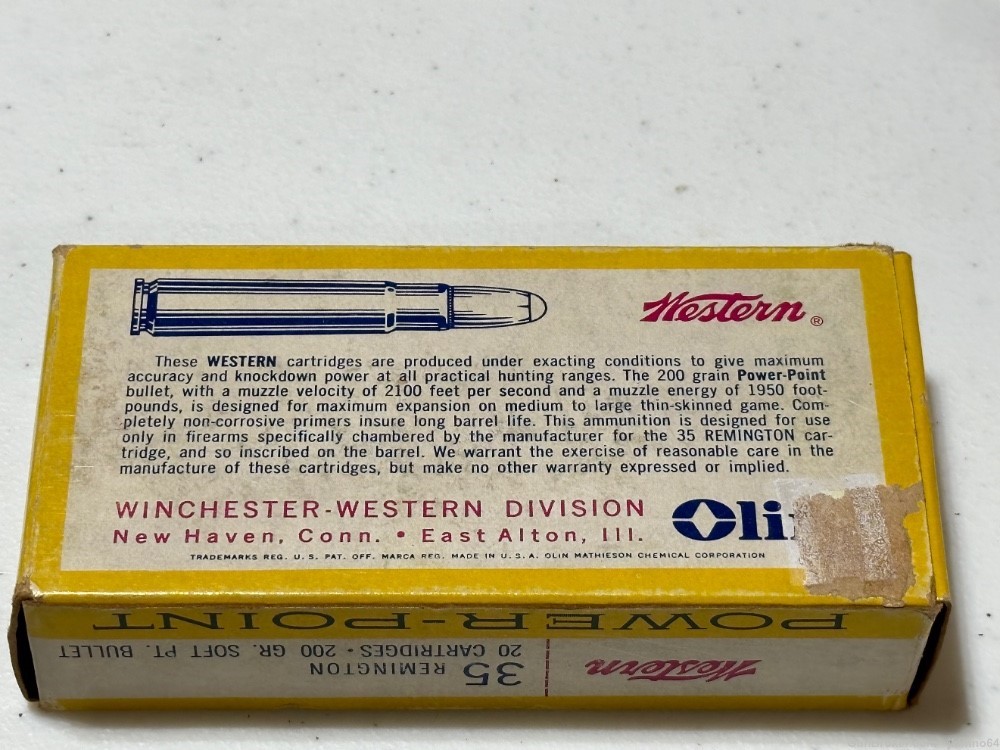 20 rounds of Western Super-X 35 Rem Remington 200 grain Soft Point ammo-img-5