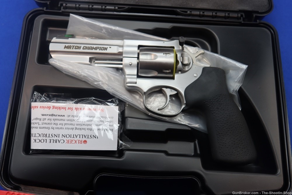 Ruger MATCH CHAMPION GP100 Revolver 4" Heavy 357MAG GP-100 01786 TALO SS LE-img-2