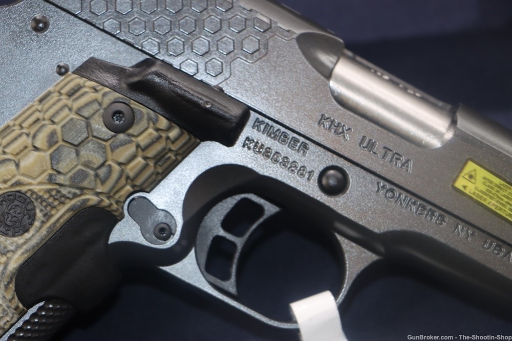 Kimber Model KHX ULTRA 1911 Pistol 45ACP 3" G10 LASER GRIP 45 7RD Compact -img-11