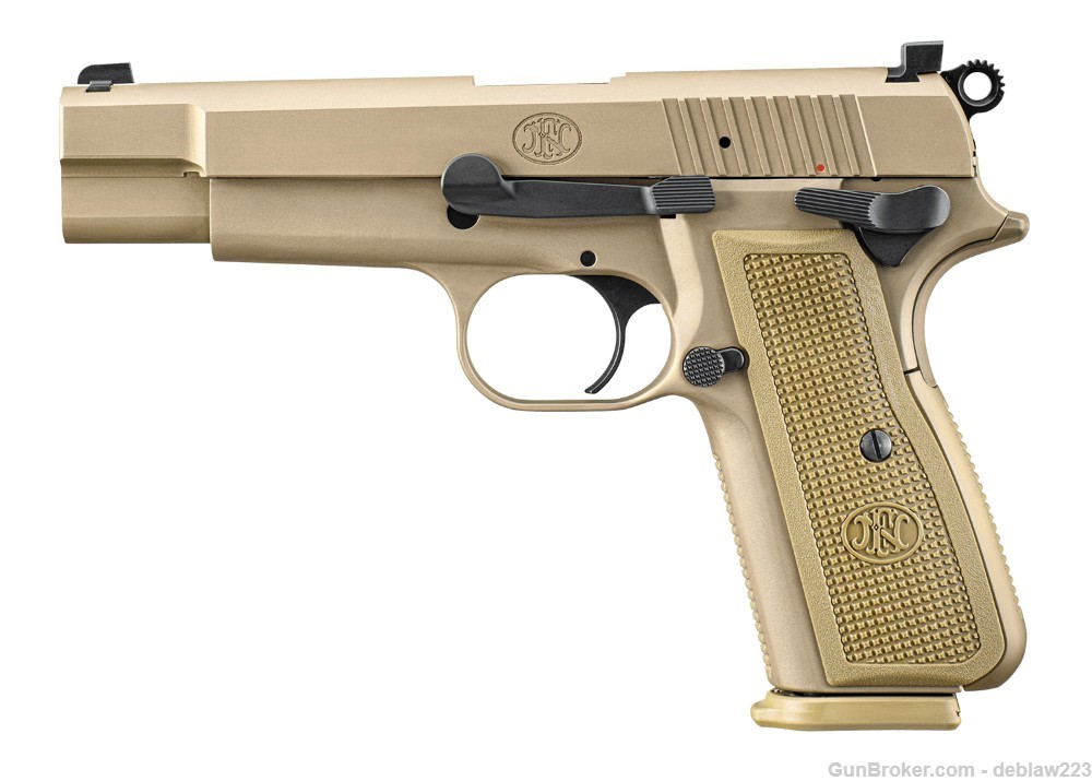 Brand New FN High Power 9mm FDE Pistol 17+1 LayAway Option 66-101069-img-1