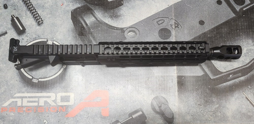 Aero Precision M4 AR15 450 Bushmaster 10.5" Complete Upper w/Adj Gas Block-img-1