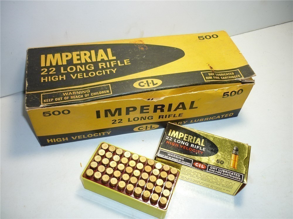 50rd IMPERIAL Canadian .22lr Vintage Dominion Ammo 22lr-img-0